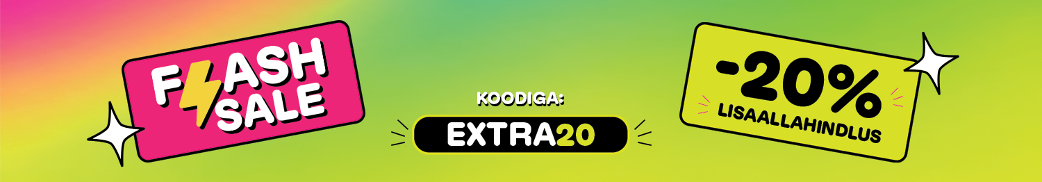 Flash Sale Crocs.com.ee &ndash; ainult t&auml;na lisaks 20% allahindlus K&Otilde;IGEGA koodiga EXTRA20. &Auml;ra j&auml;ta kasutamata ja s&auml;&auml;sta kohe!